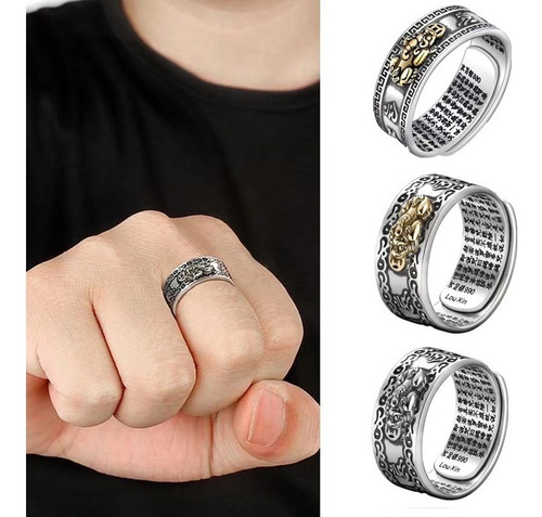 Kit De 3 Anillos Para Hombre Anillos Para Mujer Anillos Lu