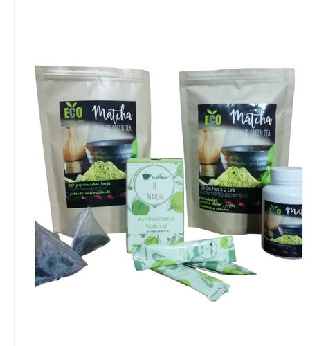 Té Matcha Pack 4 Formato Cápsulas /té/batidos Nutrición 100%