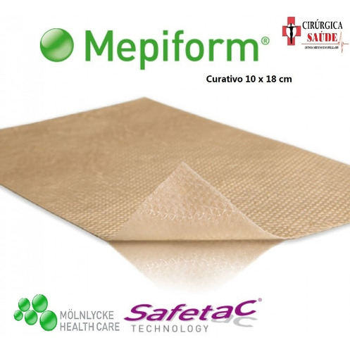 Curativo Mepiform 10*18cm Para Cicatrizes Quelóides - 5unids
