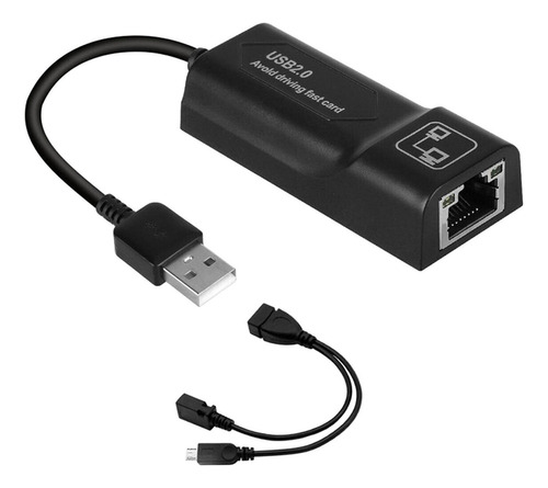 Adaptador On The Go Sticks Micro Usb Otg De 10/100 Mbps