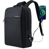 Mochila Para Laptop De 17 Pulgadas Negro (carga Usb)