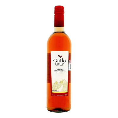 Vino Estadounidense Gallo Family Vineyards White Zinfandel 750ml | MercadoLibre
