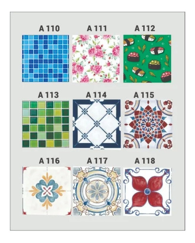 Vinilo Decorativo Para Azulejos Venecitas 20x20 X Unidad