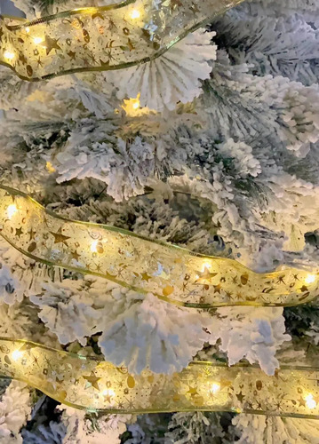 Led Liston Navideño Luces Navideñas Adorno Navidad Cinta 5m