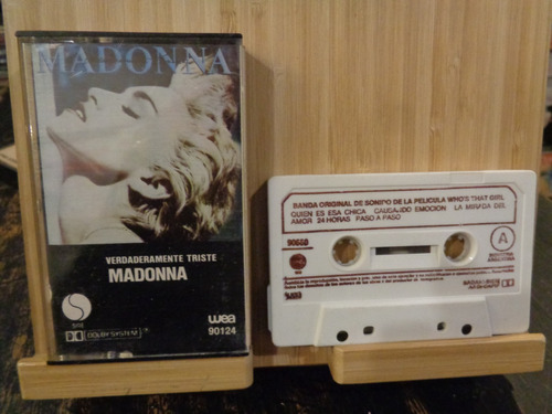 Madonna Verdaderamente Triste Cassette Rock 1986