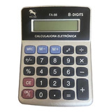  Calculadora Pequena De Bolso Portátil Preto 8 Dígitos.