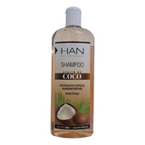 Han-shampoo Reparador Con Aceite De Coco Y Anti Frizz  X500g