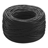 Cabo Lan Ftp Cat5e 4p Dupla Capa 50m Externo Preto