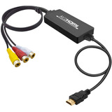 Convertidor Rca A Hdmi, Convertidor De Cable Rca Tackston 10