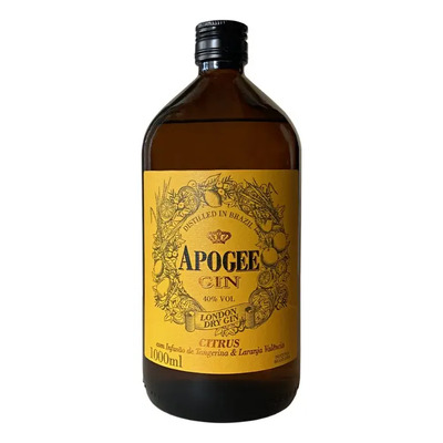 Gin Citrus 1 Litro Apogee | MercadoLivre