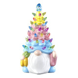 Decoraciones De Pascua: Árbol De Pascua De Resina Con Gnomos