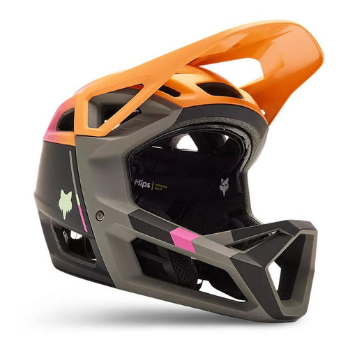 Casco Bicicleta Proframe Rs Clyzo Naranjo/negro/rosado Fox