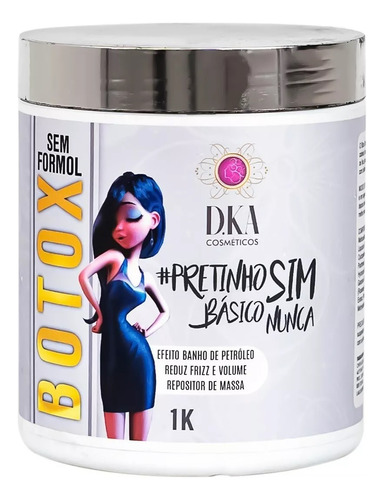 Botox Sem Formol Dka Cosméticos Petroleo Reduz Frizz Volume