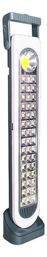 Lámpara De Emergencia Foco Solar Recargable Multiuso 45 Led Color Blanco
