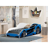 Cama Infantil Carro Azul Hot Wheels