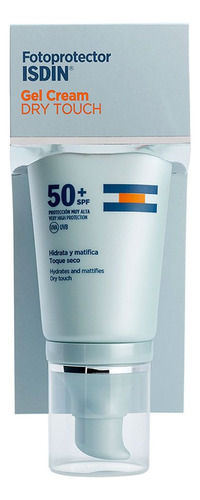 Fotoprotector Isdin Spf 50+ Gel Crema Dry Touch Toque Seco