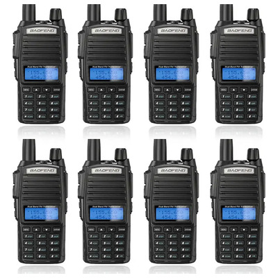 Walkie-talkie Baofeng Handies analógicos bibanda UV-82 de 8 radios y frecuencia 25|12.5KHz - negro | Envío gratis