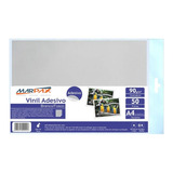 Vinil Adesivo A4 90g Fosco Branco Matte Jato De Tinta 50 Fls