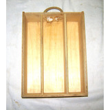 Caja Vacia Vino De Madera - Organizador