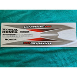 Calcos Honda Wave 110 2014  Moto Blanca Completo  Envios!
