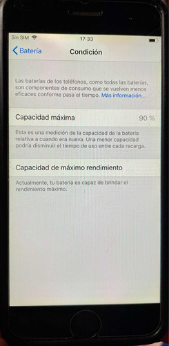 iPhone 6 32 Gb. Gris. Batería 90% Exelente