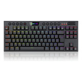 Teclado Gamer Redragon Horus Tkl Preto K622-rgb Switch Brown