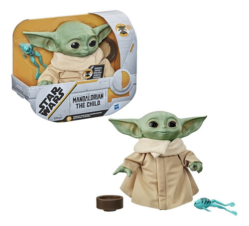 Mascota Electrónica Hasbro Star Wars Baby Yoda The Child 3+ Color Verde