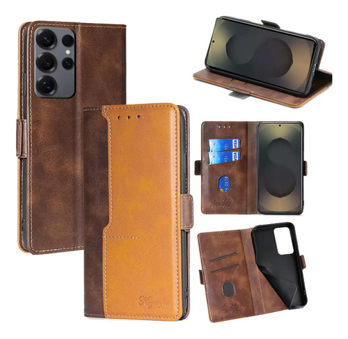 Funda Para iPhone Samsung Galaxy Tarjetero Cartera Tipo Piel Sintetico