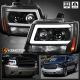 Set 2 Faros Chevrolet Suburban 2007_2013 Importados