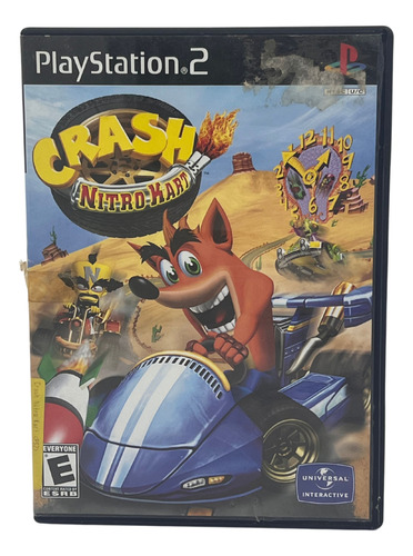 Jogo Mídia Física Ps2 - Crash Nitro Kart