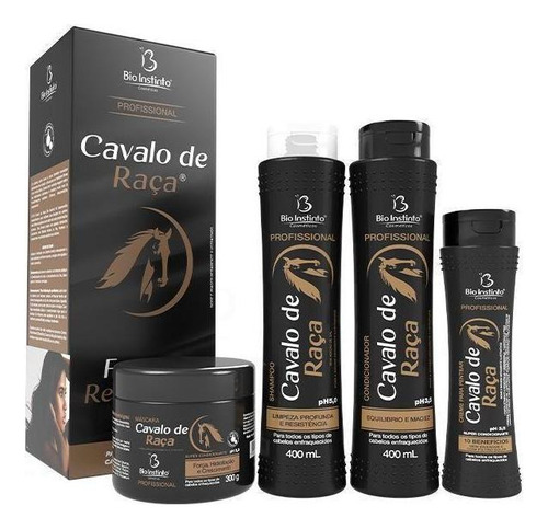 Kit Crescimento Capilar Cavalo De Raça Bio Instinto