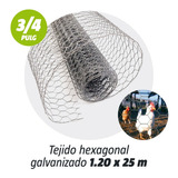 Tejido Malla Hexagonal Galv. 3/4' X 1.20 Mt. X 25 Mts Kroner