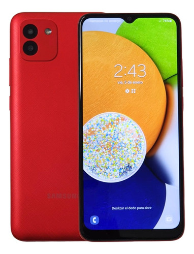 Samsung Reacondicionado Galaxy A03 Rojo 64gb