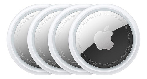 Apple Air Tag Localizadores Color Blanco Pack X4 Mx542am/a
