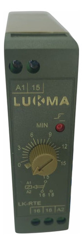 Rele De Tempo/temporizador Lk-rte 0-15 Minutos 220v Lukma