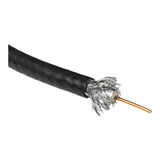 Cable Coaxil Rg6 Bco/ Ngr In/ Ext Rf Cctv Catv Hd X 10m Htec