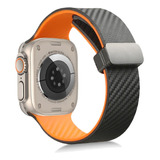 Correa De Silicona Para Apple Watch Banda Magnética De 44m