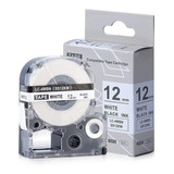 Cintas 12mm P/ Rotuladora Epson Lw 300 400 600 Lc4wbn