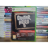 Jogo Guitar Hero 5 Xbox 360 Original Mídia Física Ótimo