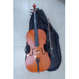 Violoncello Stradella Mc6011 4/4 Con Arco Y Funda