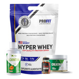 Kit Hyper Whey 1.8kg + Creatina + L-carnitina + Termogênico