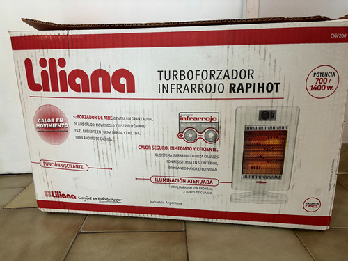 Liliana Rapihot Cigf200 Calefactor Infrarrojo