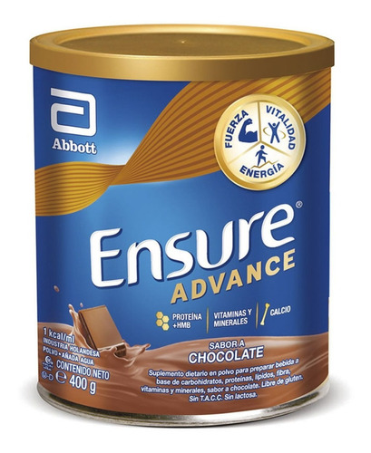 Ensure Advance Polvo Chocolate X 400 Gr