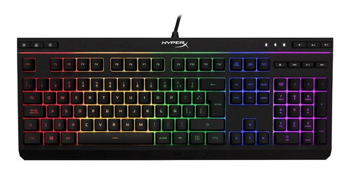 Teclado Gamer Hyperx Alloy Core Rgb Qwerty Español Negro