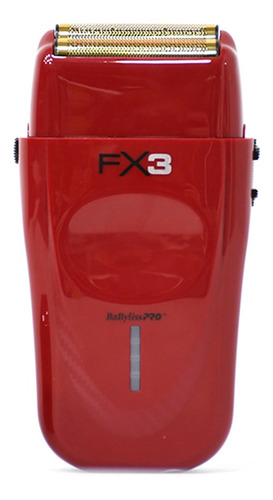 Afeitadora Babyliss Fx3 Shaver Profesional De Alto Torque Color Rojo