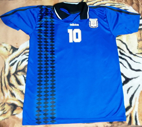 Camiseta Afa Selección Argentina #10 Maradona Azul 94 T1 S
