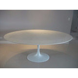 Mesa Saarinen Tulipa Jantar Oval 2,10x1,22m Tampo Laqueado