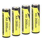 Pack 4 Pilas 1.2v 2600mah Liitokala Ni-26 Aa