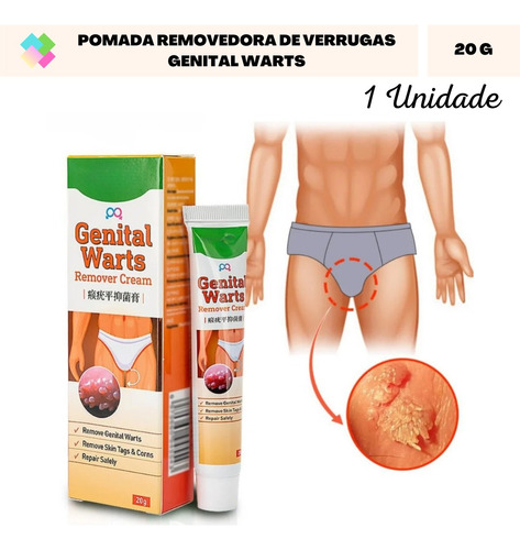 Removedor Verrugas Natural Pomada Antibacteriana 20g