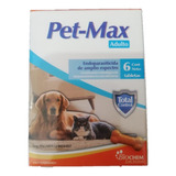 6 Tabletas Pet Max Adulto Desparacitante Para Perro Y Gato Adulto 10kg